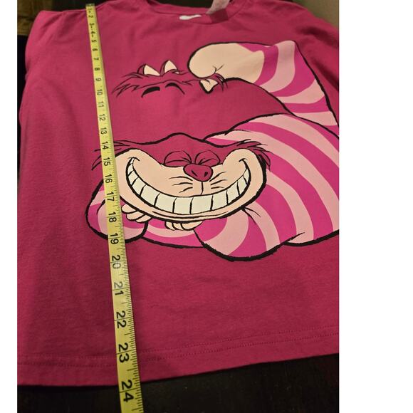 Disney Alice in Wonderland Cheshire Cat Tee Fuchsia Graphic Print 2XL - Picture 11 of 11